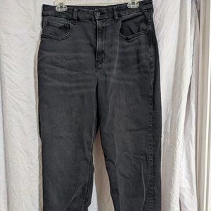 American Eagle Black Mom Jeans Long
